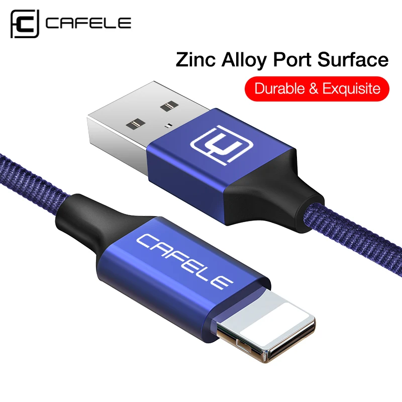 

Cafele Nylon Braided Data Cable 8 Pin USB Charging Cord for iPhone 7 Plus / 7 / 6s Plus / 6s / 6 Plus / 6 / 5s / 5c / 5