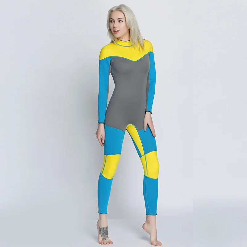 Women's Spearfishing Wetsuit 3MM Neoprene SCR Superelastic Diving Suit