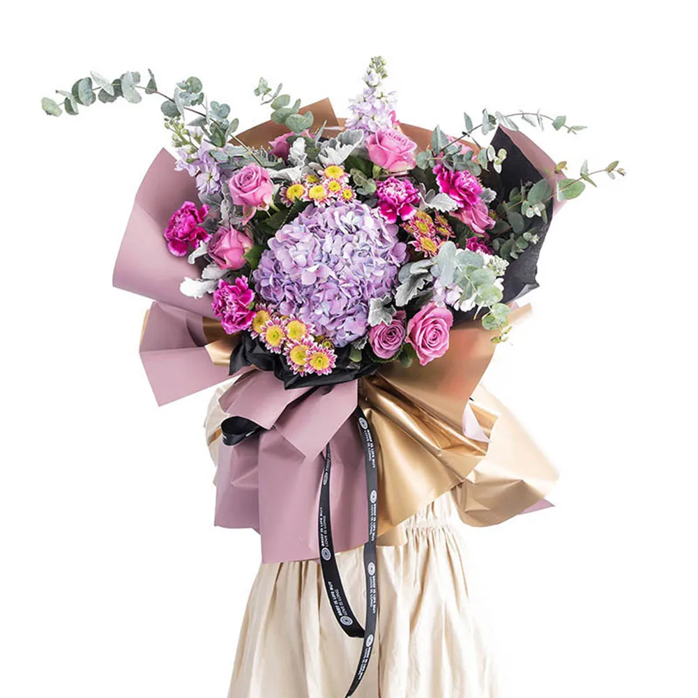 

20Pcs/Lot Double Side Wrapping Flower Waterproof Paper Floral Paper Packaging Gift Wrap WXV Sale
