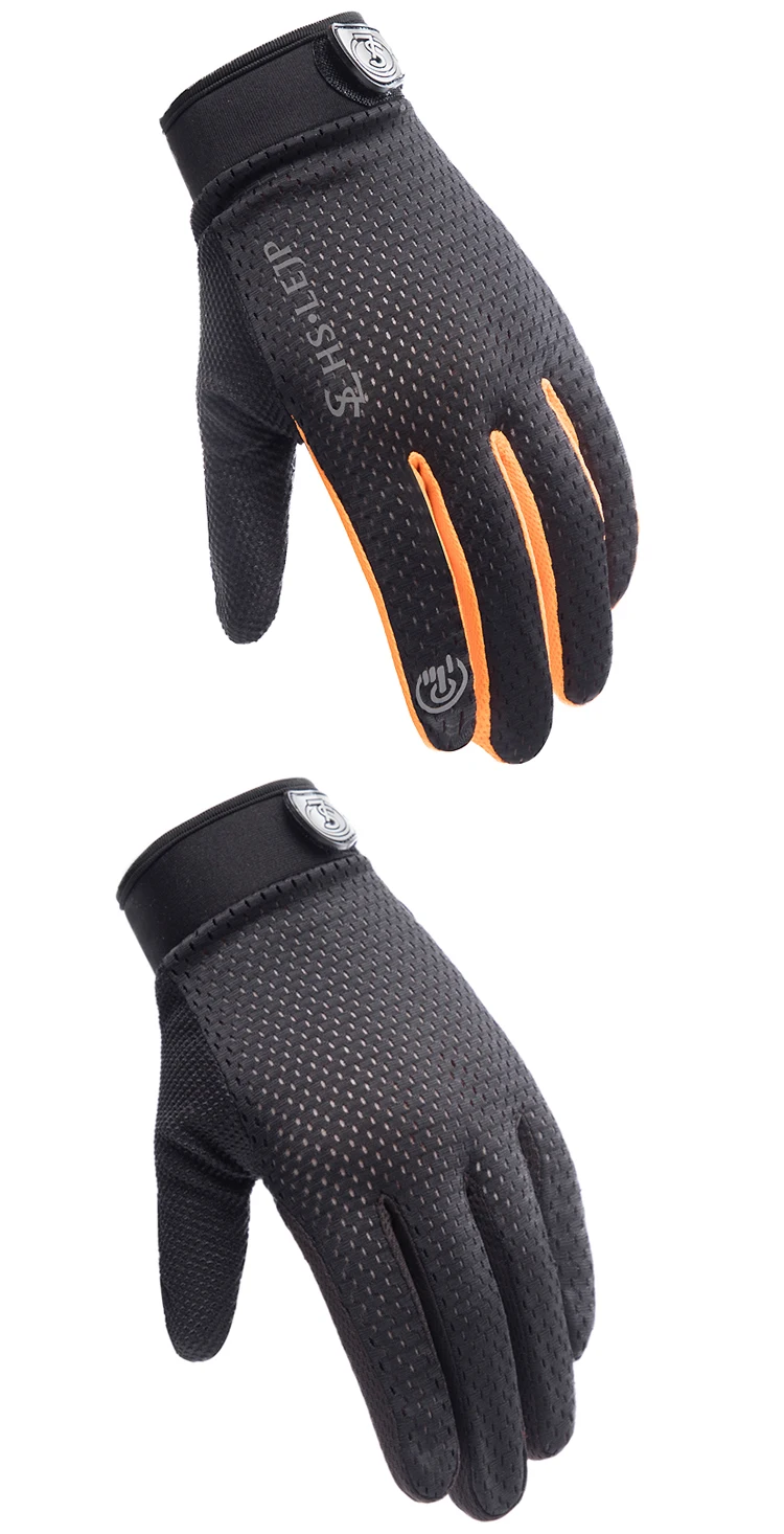 Перчатки для велоспорта с сенсорным экраном, велосипедные спортивные перчатки с полным пальцем, дышащие перчатки для пешего туризма, езды на мотоцикле, горном велосипеде