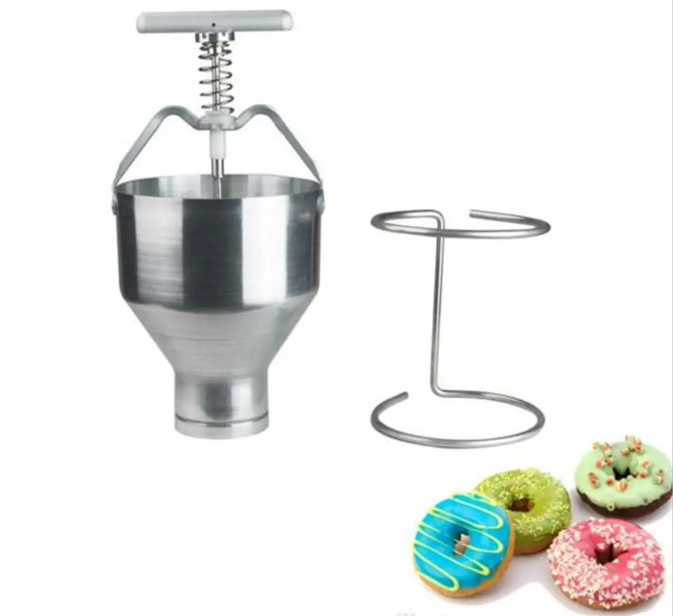 

stainless steel manual donut maker machine hand press mini donut machine donut dropper doughnut making machine