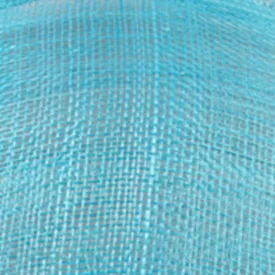 Расческа для волос шляпки из соломки синамей с вуалеткой женские перо свадебные аксессуары для волос с вуали несколько цветов доступны MSF067 - Цвет: Небесно-голубой