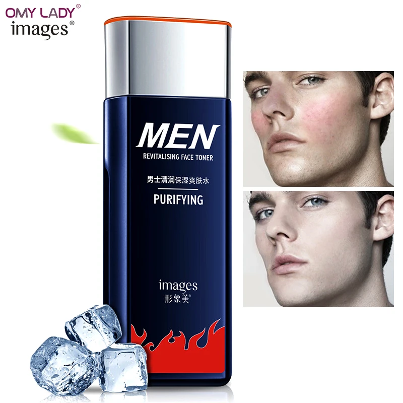 IMAGES мужчины балансировочное масло тонер кожи лица отбеливающий Тоник Увлажняющий воды контроль масла маска для уменьшения пор уход за