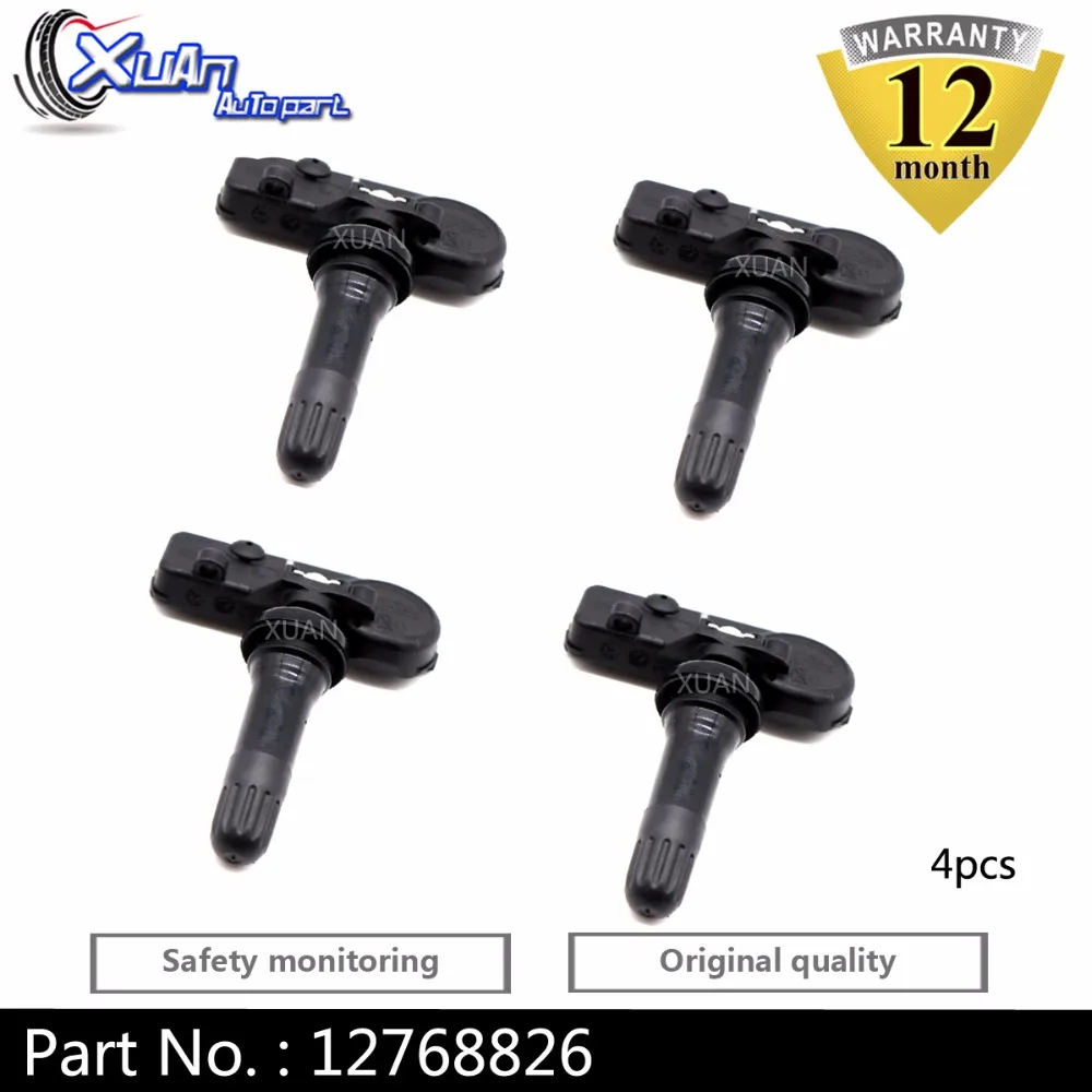 XUAN 4 шт. датчик давления в шинах TPMS 12768826 для CHEVROLET CAMARO CRUZE EQUINOX IMPALA MALIBU SONIC SPARK EV