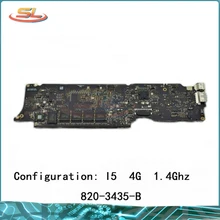 A1465 Logic Board i5 1.4GHz 4GB for Macbook Air 11.6” Motherboard Compatible 2013 2014 Year 820-3435-A 820-3435-B