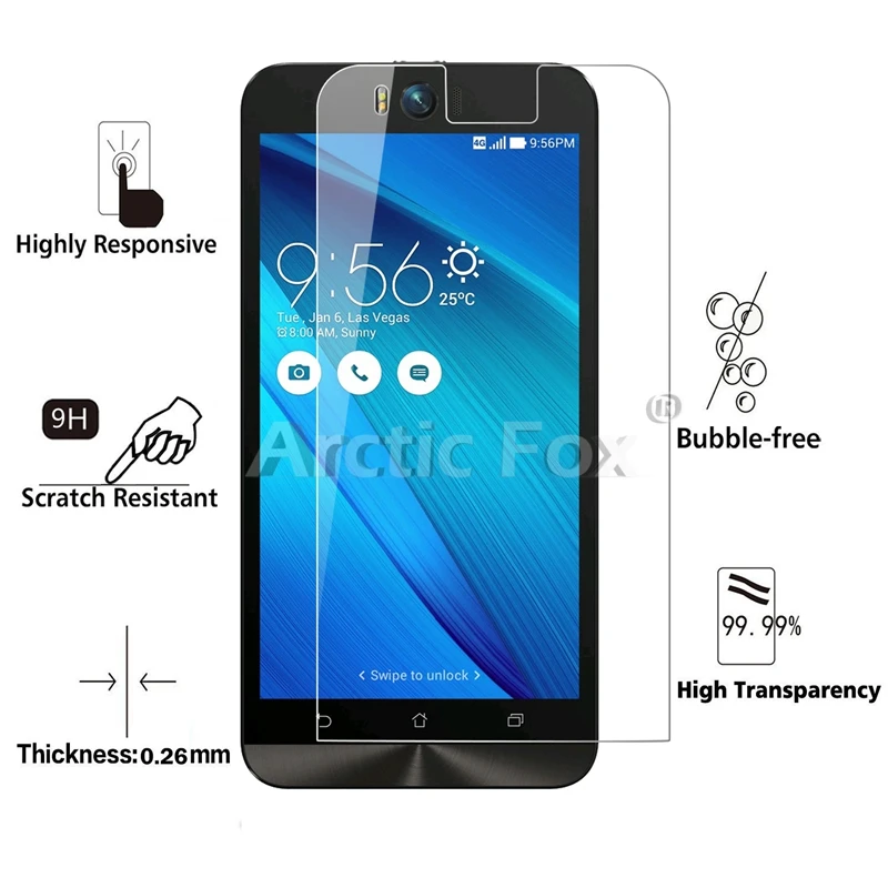 Премиум закаленное Стекло для Asus Zenfone Selfie ZD551KL Экран протектор фильм|Защитные