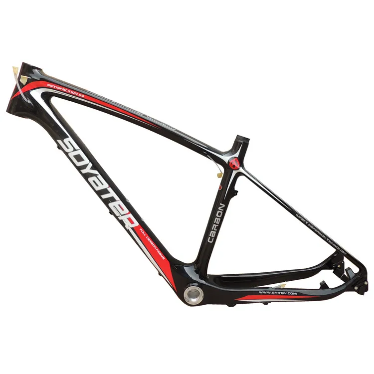 

last 2019 new 26er 1380g full carbon mtb frame Ultra light frame disc brake bike frame taper tube 26x17inch bicycle frame parts