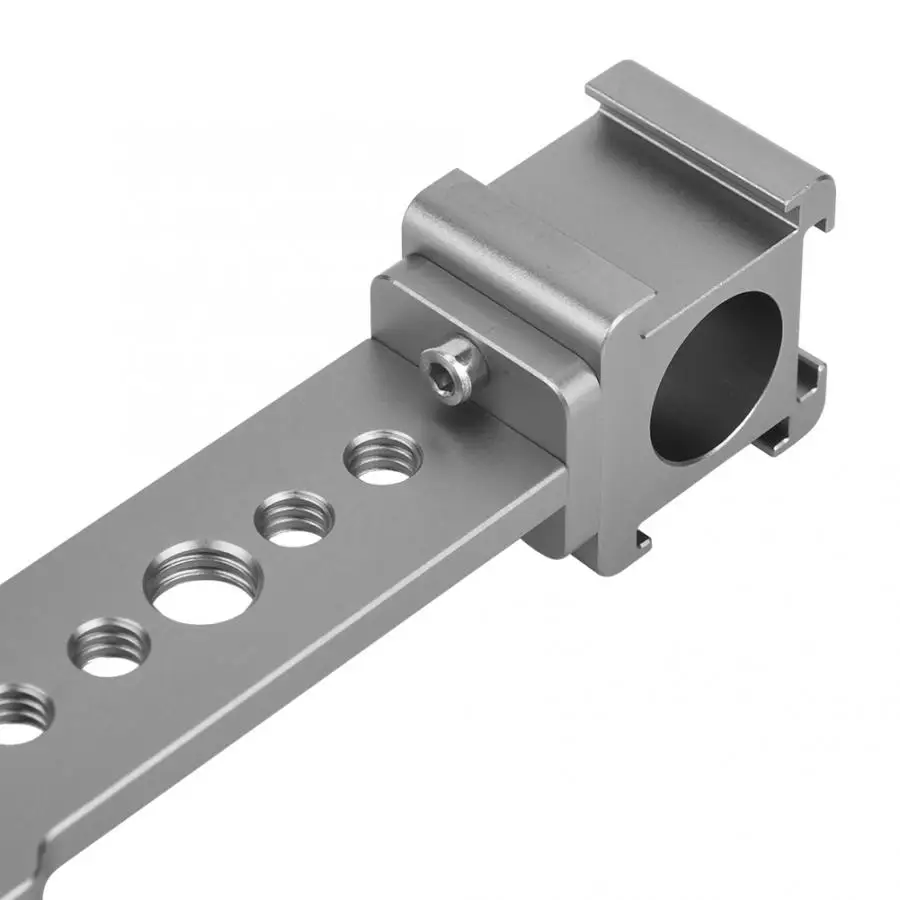 Aluminum Alloy Triple Cold Shoe Mount Extension Rod Microphone Fill Light Bracket Sports Camera | Электроника