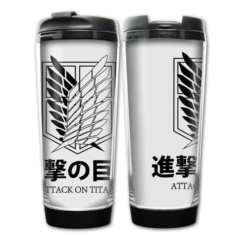 

400ML Anime Attack on Titan Scouting Legion Designer Plastic Water Bottle Drinkware Outdoor