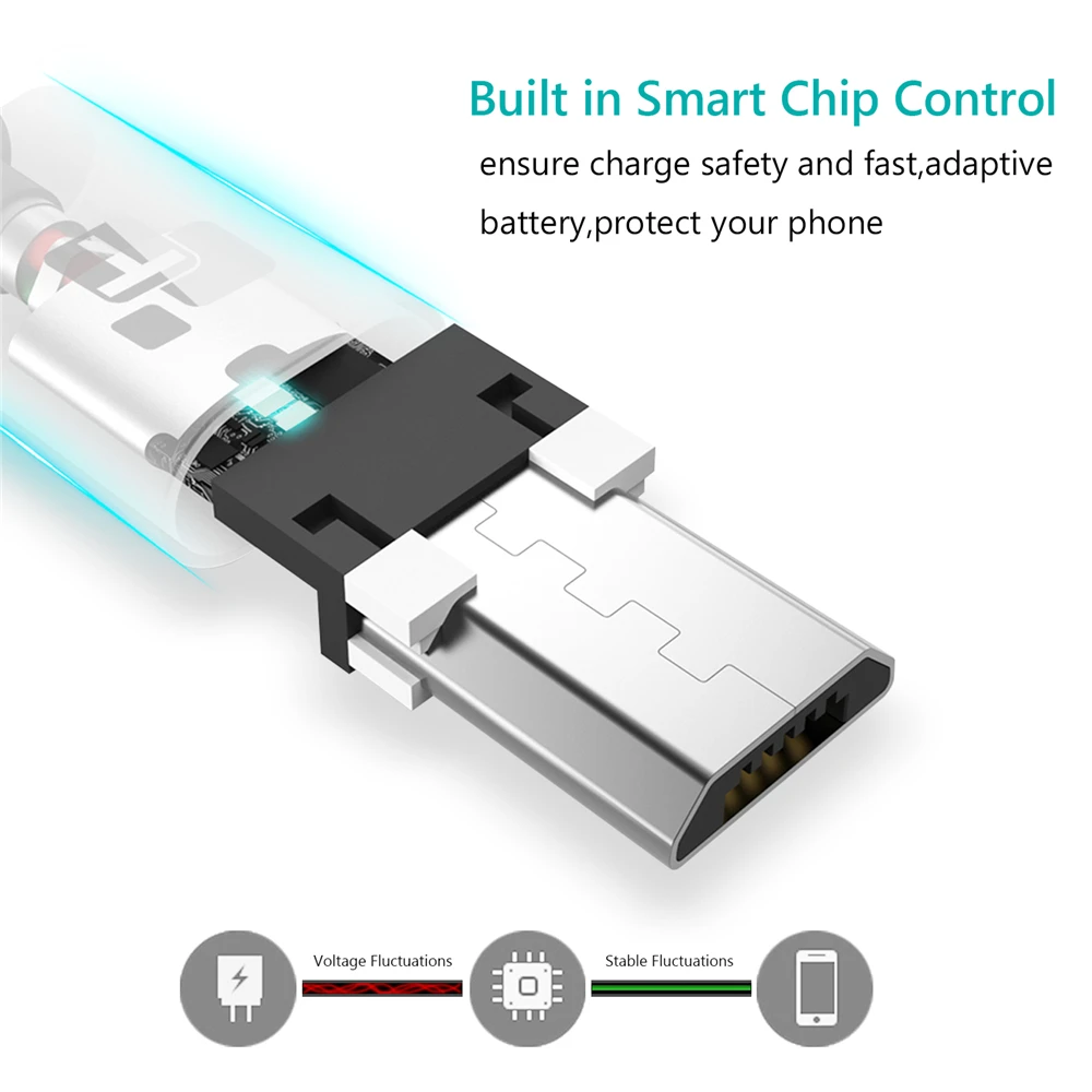 Кабель Micro USB TIEGEM 2 А кабель для быстрой зарядки и передачи данных Samsung Xiaomi планшета