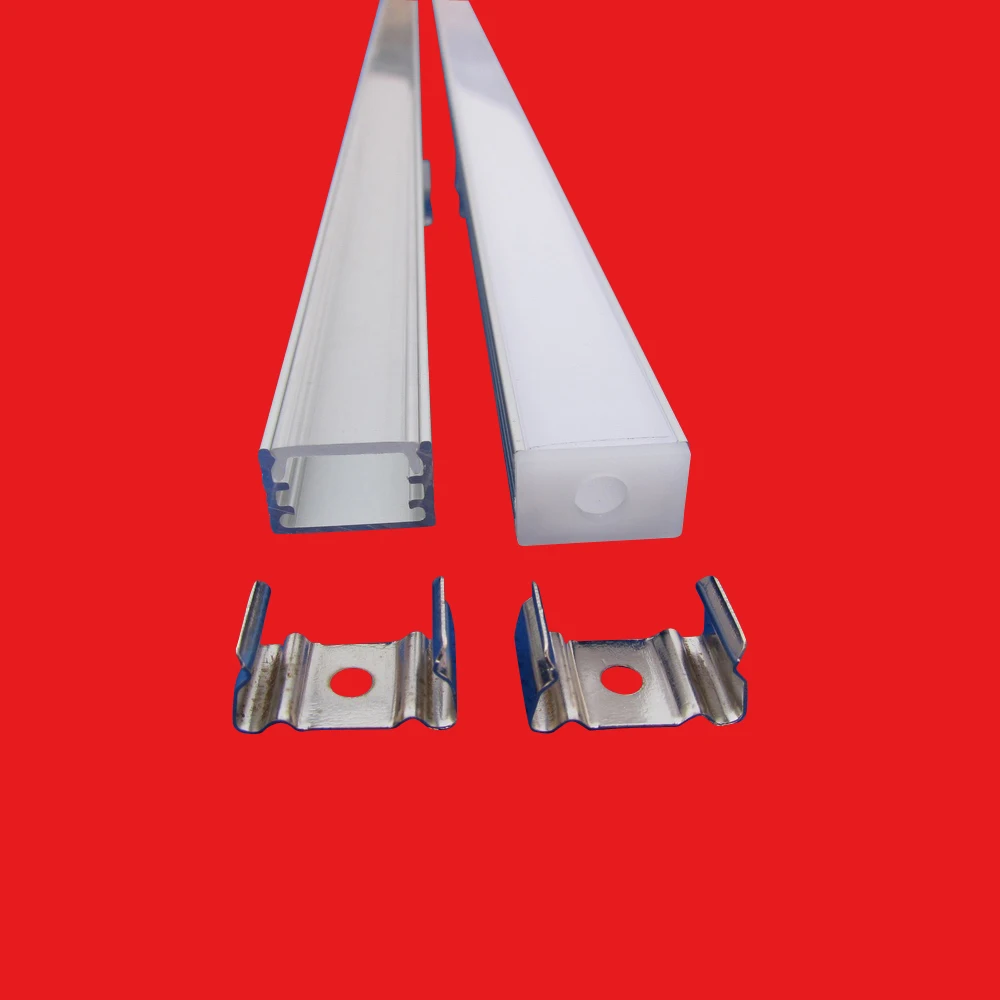 15pcs x 2m led bar light housing,Square Linear Led aluminum profile