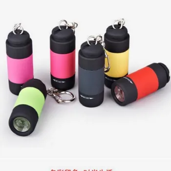 

Bright Mini USB Rechargeable Led torch toy Keychain LED Flash Light for gift