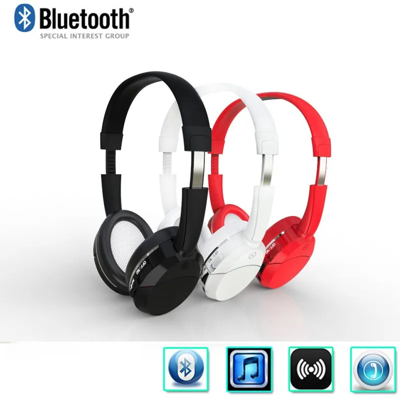 

Wireless Bluetooth Stereo Handsfree Headset Headphones Earphone with Micphone for iPhone Samsung HTC PC