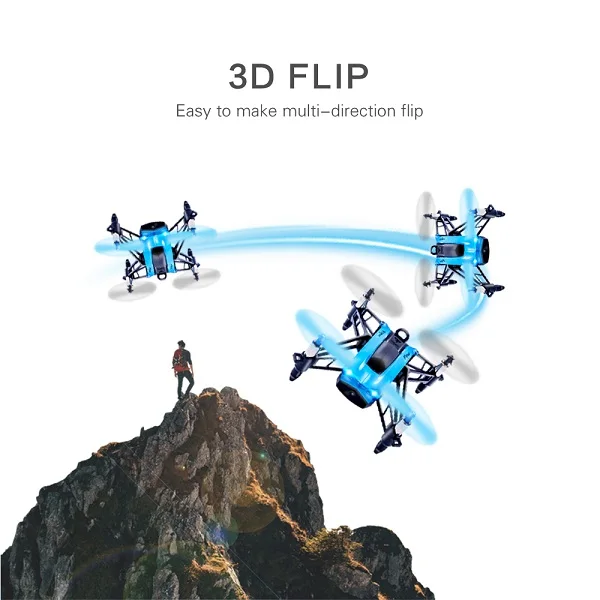 Flytec_T12S_RC_Racing_Drone_2.4G_4CH_with_0.3MP_Camera_Headless_High_Hold_Mode_360_Degree_Rolling_Flip_4_Gear_Speed_Switching_12