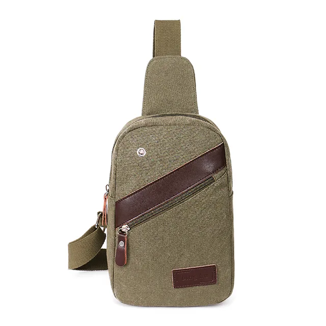 Men's Canvas Sling Bag New Casual High Quality Shoulder Bag for Men