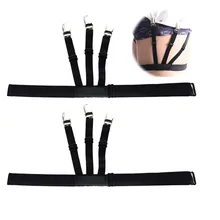 1 пара Мужская рубашка остается держатель подвязки регулируемые подтяжки держатели водоотталкивающий ремень рубашка подтяжки для мужчин замыкающая Скоба унисекс W3