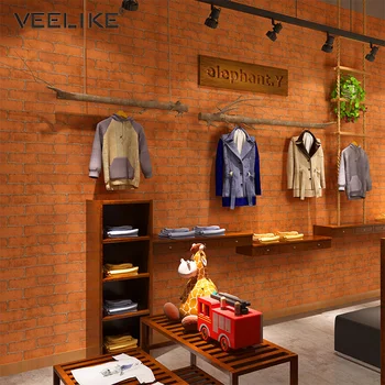 

5M/10M Waterproof PVC Vinyl Rustic Brick Stone Self Adhesive Wallpaper Roll Living Room Bedroom Wall Decor Home Decorative Films