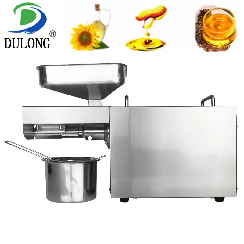 High Extraction Rate Commercial Stainless Steel Oil Press Machine Automatic To Extract Nut Seed Peanut | Бытовая техника