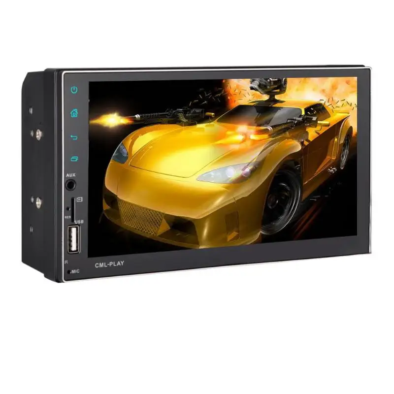 

VODOOL 2Din 7in Touch Screen Bluetooth WiFi Android 1080P Car MP5 Player FM Radio MP3 AUX Audio GPS Navigation Reversing Image