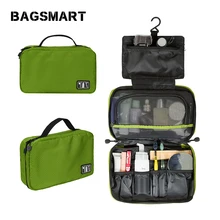 BAGSMART новые высококачественные, Женская и мужская дорожная сумка, мужская дорожная сумка для мытья, Мужская портативная деловая дорожная сумка для туалетных принадлежностей