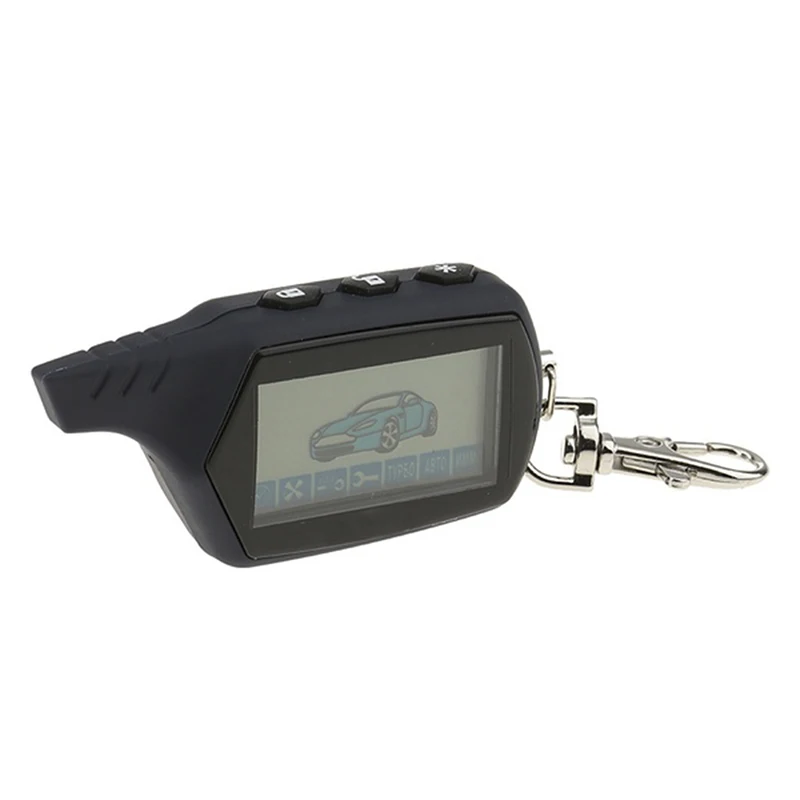 

Car Alarm Anti-theft System B9 LCD Remote Controller For 2 Way Starline B9 Engine Starter Fob Keychain/lcd Body Remote