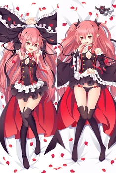 

2018-August Anime Seraph of the End Owari no Seraph Krul Tepes sexy girl Dakimakura pillow cover case hugging body pillowcase