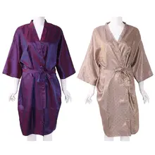 Одежда для клиентов в салонах, накидка, халат для волос, водонепроницаемый халат для клиентов, кимоно стиль
