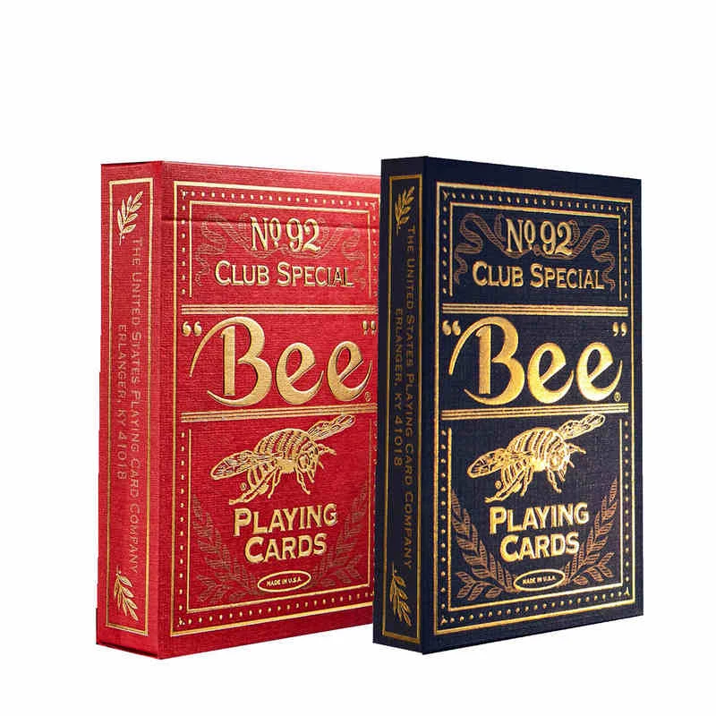 

1 Deck Hot Sale High Quality Bee Golden Deck Bicycle Magic Props Magic Playing Cards Magia Poker