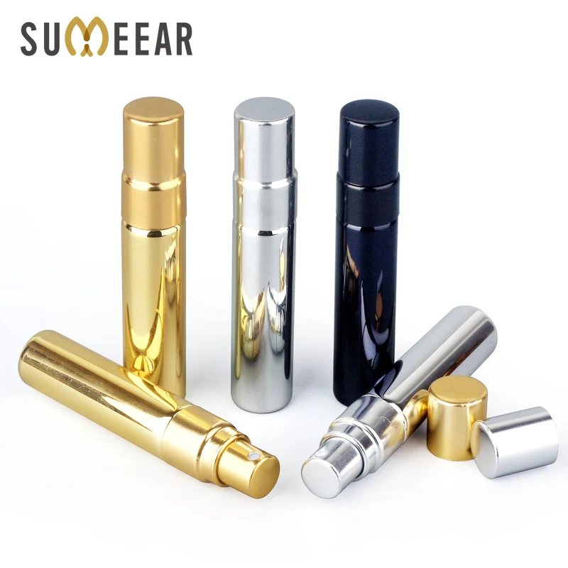 

20PCS/Lot 5ml Mini Portable Perfume Bottle Spray Perfume Atomizer UV Plating Refillable Perfume Bottle Empty Cosmetic Container