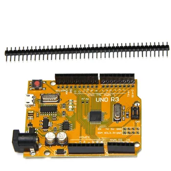 

High Quality UNO R3 MEGA328P CH340G for Arduino Compatible NO USB CABLE XTWduino