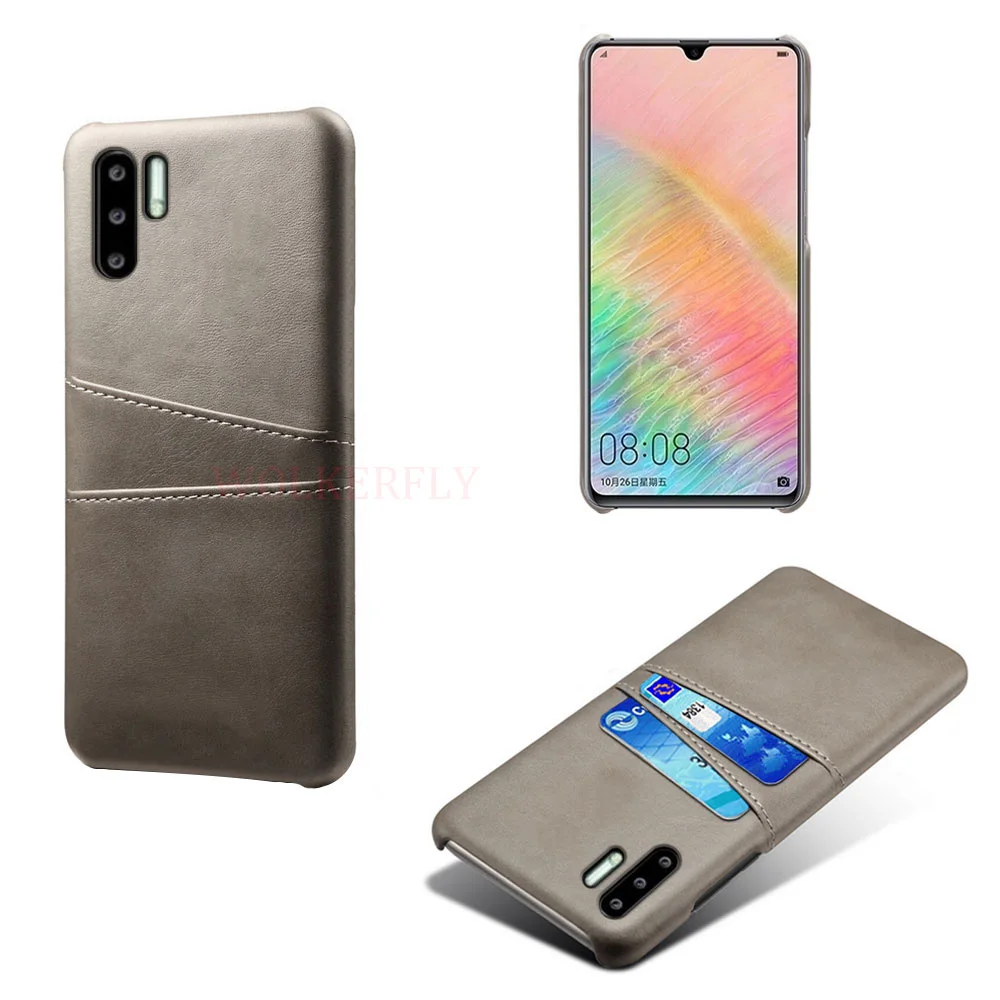 4 Кожаный держатель для карт чехол для huawei Y9 Y7 Prime Y6 Y5 P Smart Z P30 P20 Коврики 20 Lite Pro Nova 5i 5 Honor 20 10i 20i крышка - Цвет: 4