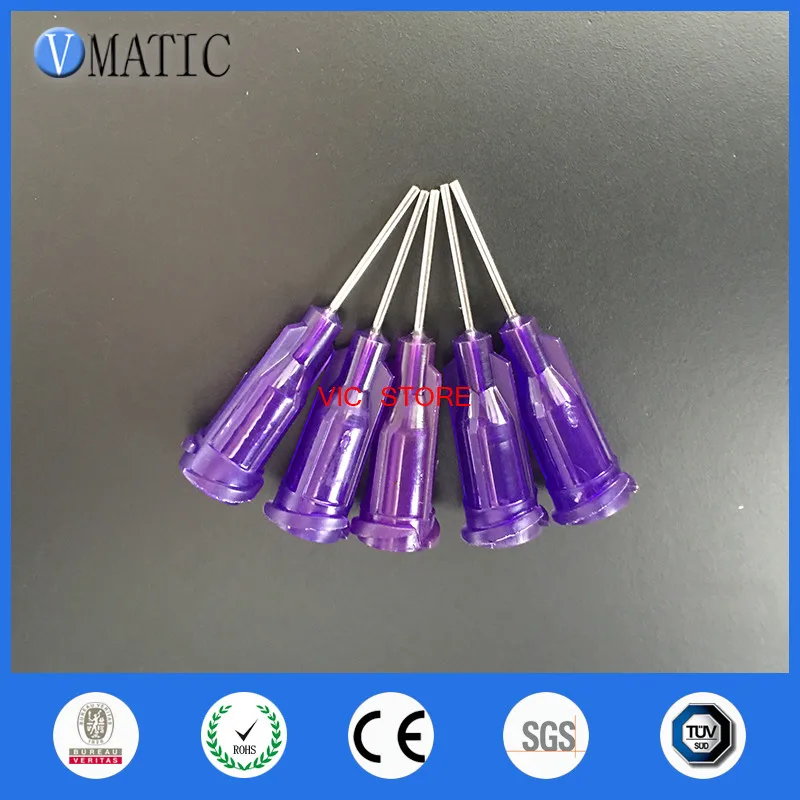 Free Shipping 100 Pcs Stainless Steel Dispensing Needles Dispenser