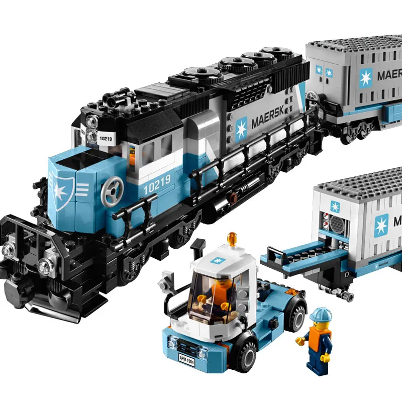 2018-Lepin-21006-New-1234Pcs-Technic-Series-The-Legoing-10219-Maersk-Train-Set-Building-Blocks-Bricks (3)