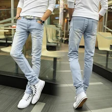 Jeans Men Streetwear Trousers Slim Fit Casual Pants Skinny Straight Clothes Classic Mens Jeans Elasticity Pant Modis Denim Jeans цена Jeans Men Streetwear Trousers Slim Fit Casual Pants Skinny Straight Clothes Classic Mens Jeans Elasticity Pant Modis Denim Jeans цены онлайн