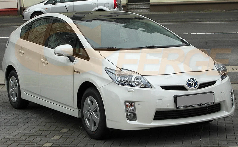 Для Toyota Prius 2012 2013 светодиодный ксеноновые фары отличные 6 шт. кольца Ультра яркое освещение CCFL ангельские глазки комплект