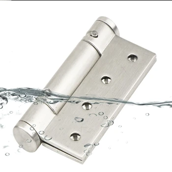 

Door Hinges 4 Inch Stainless Steel Ball Bearing Furniture Hardware Brushed Grade Heavy Duty Self-Closing Spring Door Hardware