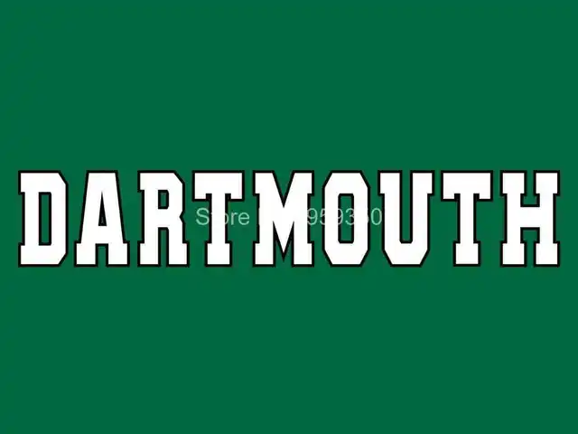 Free Shipping Dartmouth Big Green Helmet Flag 3ftx5ft Banner 100d