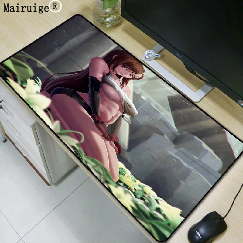 

Mairuige Sexy Girl Large Gaming Mouse Pad Lock Edge Mouse Mat Keyboard Pad Desk Mat Table Mat Gamer Mousepad for CSGO DOTA Lol