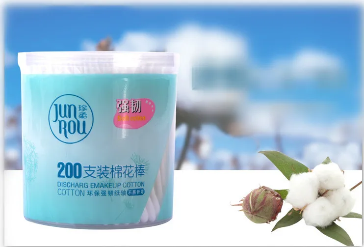 Murah 200 PCS Kapas Penyeka Ganda Tip Multi Perawatan Bayi Keselamatan Fleksibel Putih Kertas Tongkat Kapas Telinga Tunas Qtips Penyeka Makeup Remover Online 200 PCS Kapas Penyeka Ganda Tip Multi Perawatan Bayi Keselamatan Fleksibel Putih Kertas Tongkat Kapas Telinga Tunas Qtips Penyeka Makeup Remover