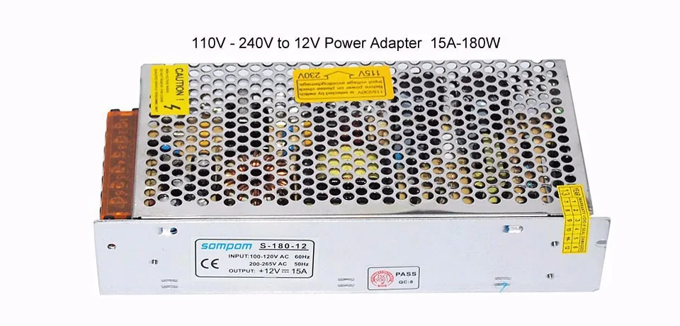 MeeToo Светодиодный источник питания AC100-240V к DC12V импульсный трансформатор в 1A 2A 3A 5A 8A 10A 15A 20A 30A адаптер питания для светодиодной ленты