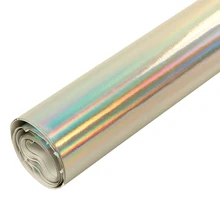 149 см* 50 см Серебристая голографическая Лазерная хромированная наклейка автомобильная самоклеящаяся оберточная бумага-пленка для декора тела хромированная виниловая защита
