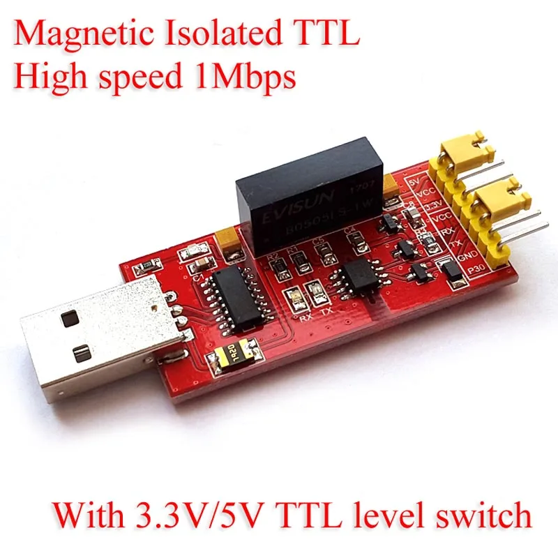 Ch340 ftdi ft232 Магнитный изолированный usb ttl 3 В 5 в модуль|usb usb|usb ft232module 5v |