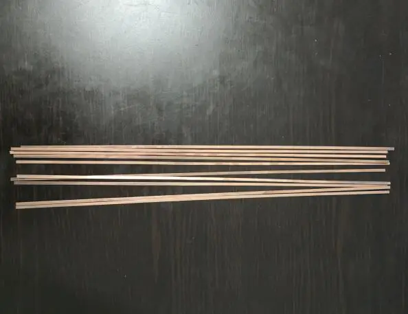 Peças de Geladeira flat Rectangle 1.3X3.2X400mm Varetas De Solda para tubo de cobre