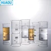Vaso de vidrio HUAOU 250 ml vaso de borosilicato de baja forma 3,3 con graduación y equipo de química de laboratorio de taza de medición de pico ► Foto 3/4