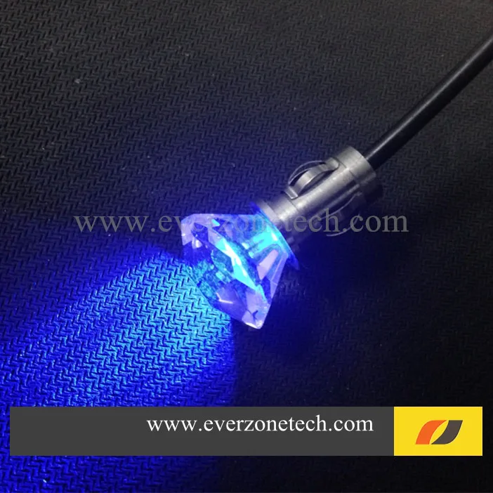 New Shinning Fiber Optic Crystal End Fittings with Metal Fittings Fiber