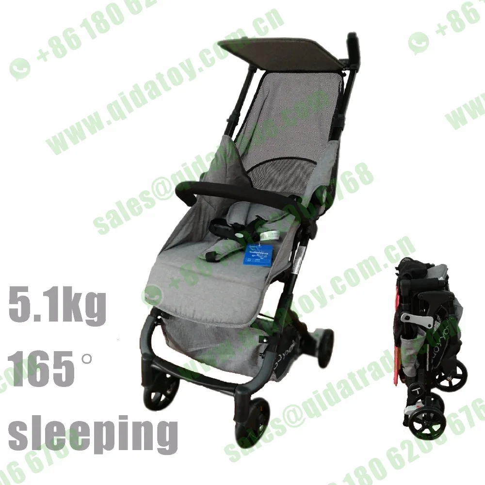 Pram do Bebê Dormir com Apoio para os Pés Pés de Extensão Pockit Stroller Mini Buggy 165 de Extensão 2 Carrinho para bebê leve