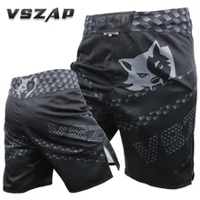 Новинка, мужские шорты-бермуды VSZAP, модные армейские шорты для тренировок, ММА, фитнеса, боев, Муай Тай Санда, мужские шорты