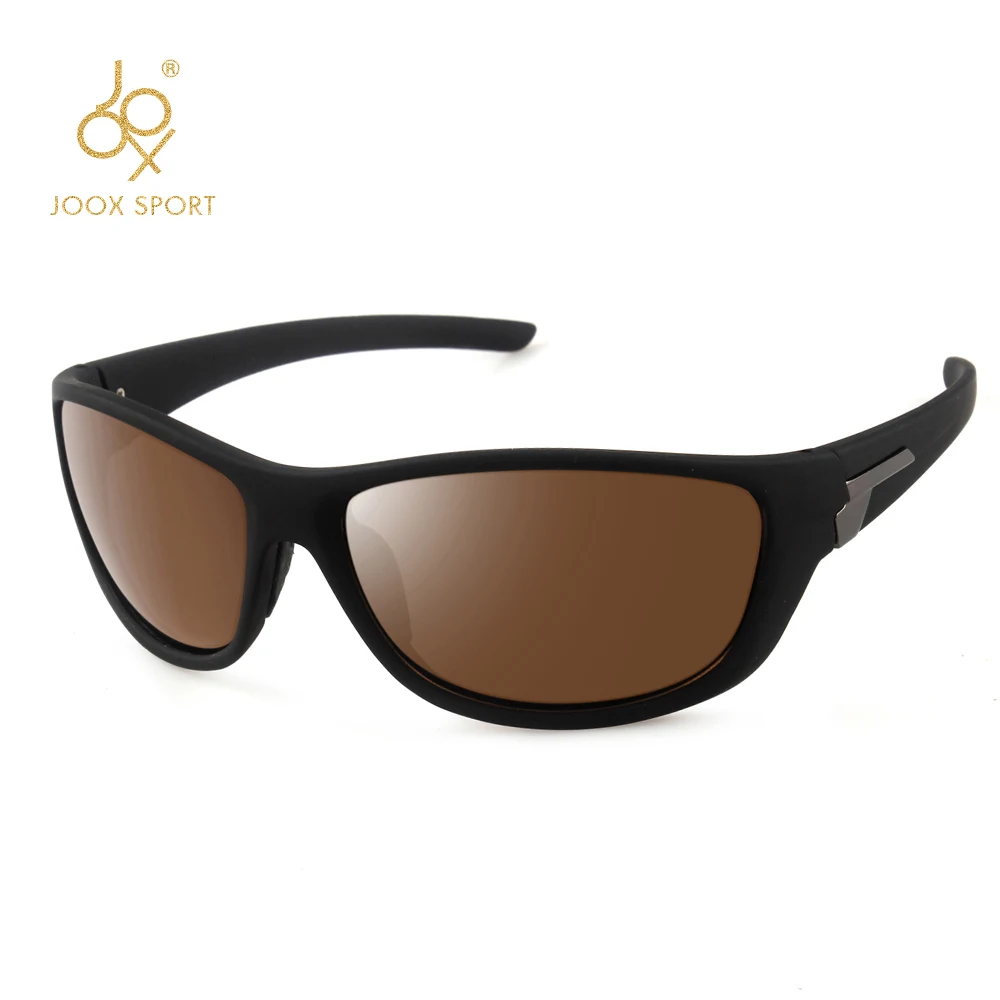 Новые поляризованные солнцезащитные очки для мужчин 1,1 мм утолщенная линза брендовые уличные солнцезащитные очки для мужчин эластичная резиновая краска гладкая оправа - Цвет линз: black brown