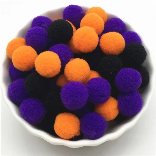 Mix color 183240 Разноцветные помпоны 8 мм 10 мм 15 мм 20 мм 30 мм помпоны товары для рукоделия для детей игрушки для шитья одежды Домашний Свадебный декор 20 г - Цвет: Mix color 183240