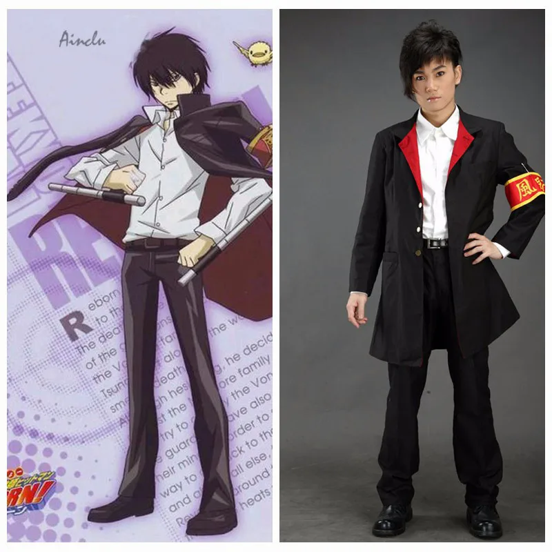 Ainclu/бесплатная доставка для взрослых детей kateкё Hitman Reborn кёя Хибари 2 аниме